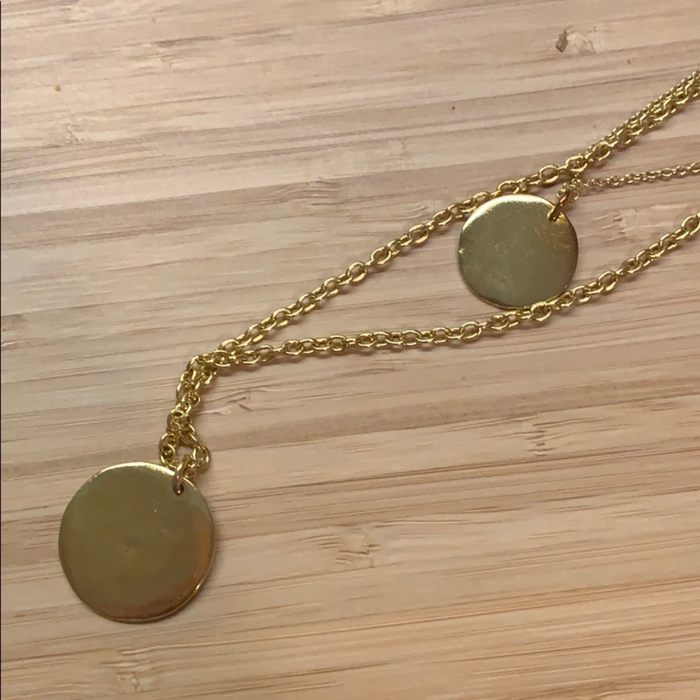 J.Crew Gold Layered Necklace - Picture 3 of 5